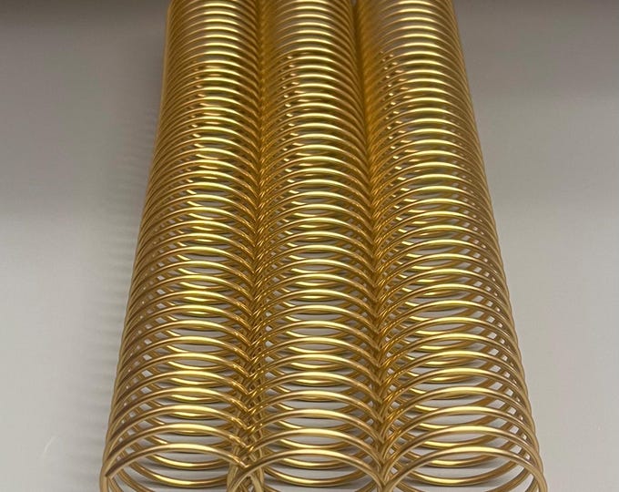 1 Piece of 1+3/8" x10" #4 Solid Spiral, Replacement Coil, Bookbinding Coil, Coil Binding