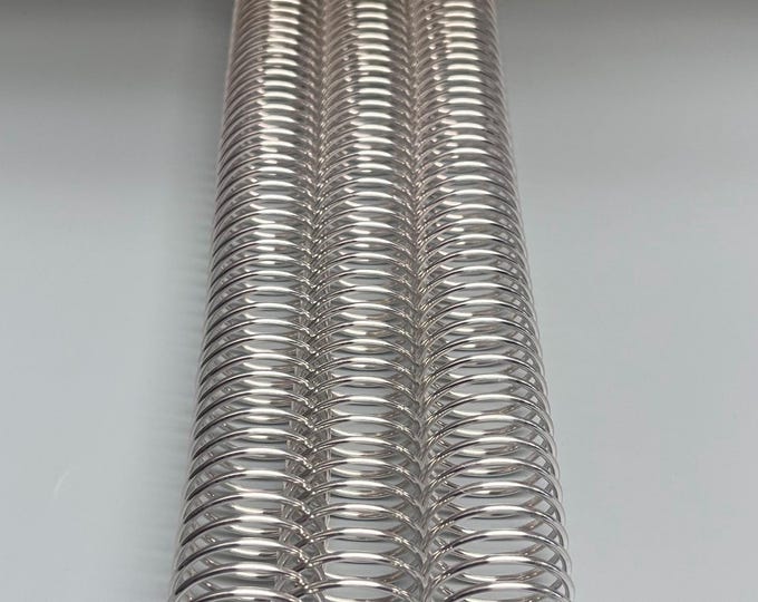 1 Piece of 1+1/8" x11.5" #4 Aluminum Spiral Coil, Replacement Coil, Bookbinding Coil, Coil Binding