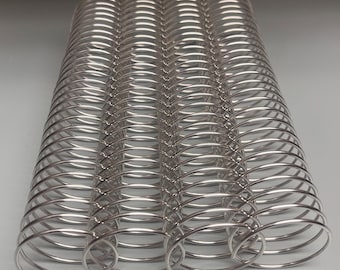 2 Pieces of 1+3/4" x9" #3.5 Aluminum Spiral Replacement Coil, Bookbinding Coil, Coil Binding