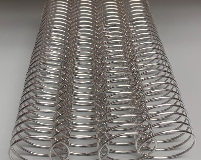 2 Pieces of 1+3/4" x9" #3.5 Aluminum Spiral Replacement Coil, Bookbinding Coil, Coil Binding