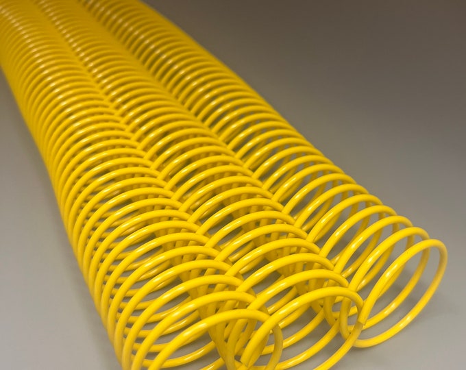3 pieces of 1+5/16" x12" #4 Plastic coil, Replacement Coil, Bookbinding Coil, Coil Binding