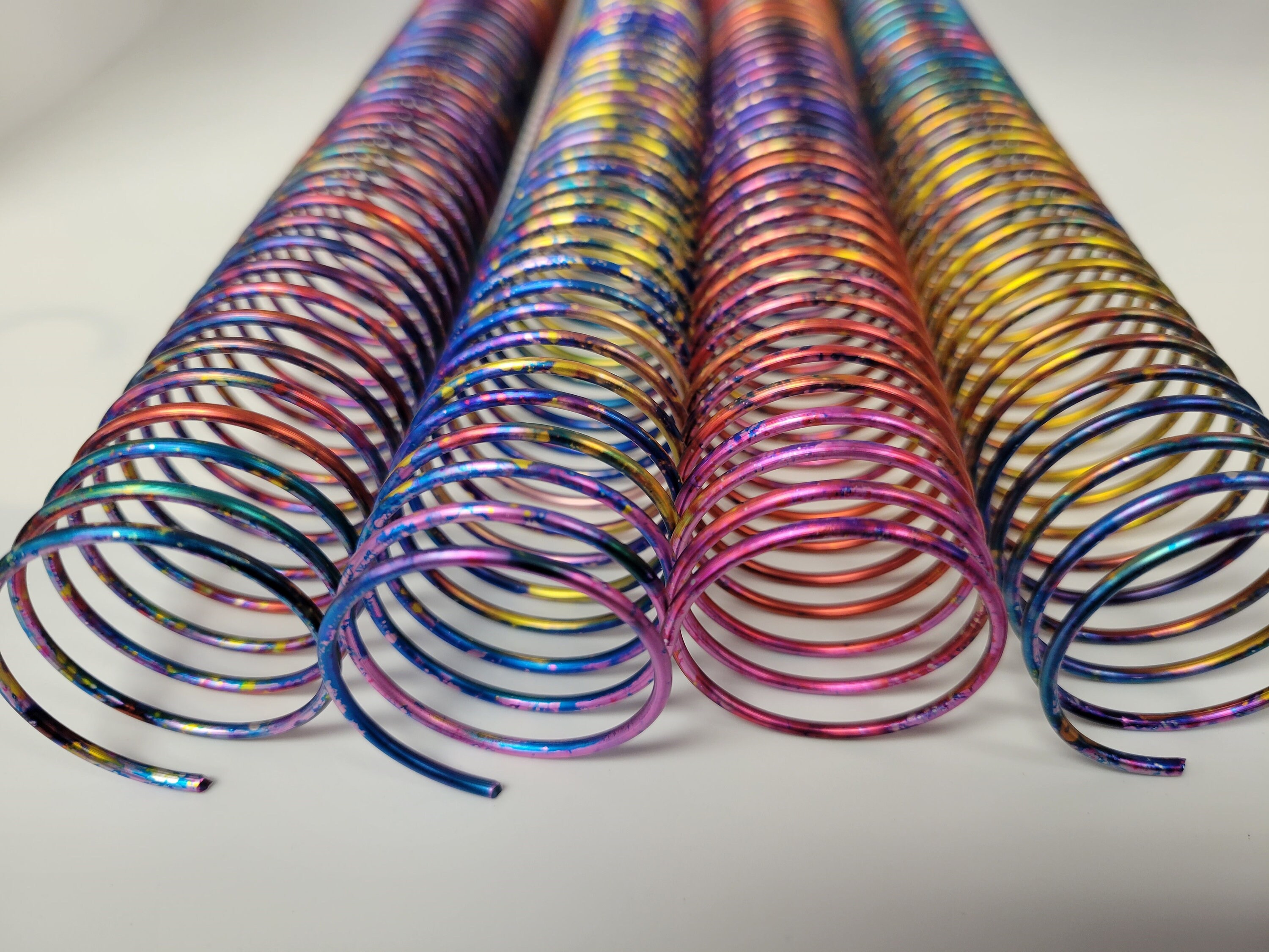 Paper Spiral Coil DIY bookbinding PEL Rainbow Spiral 1 piece of 33mm