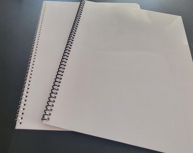 10 pieces, pre-punched clear covers, DIY bookbinding