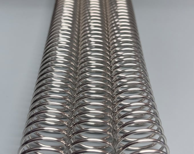 1 Piece of 1" x9.5" #4 Aluminum Spiral Coil, Replacement Coil, Bookbinding Coil, Coil Binding