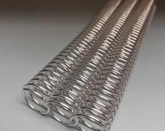 1 Piece of 1" x10" #4 Aluminum Spiral Coil, Replacement Coil, Bookbinding Coil, Coil Binding