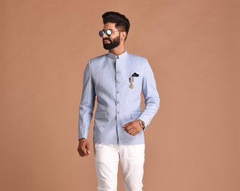 Bespoke Indian Jodhpuri Suit | Royal Bandgala, Party Wear