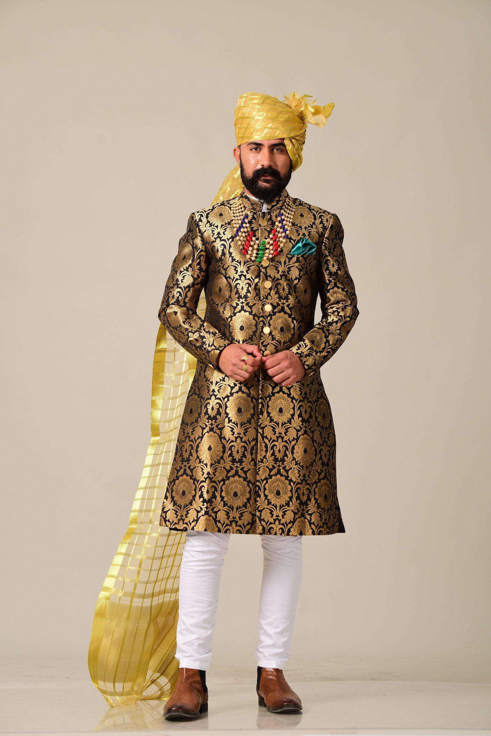 rajputi achkan for men