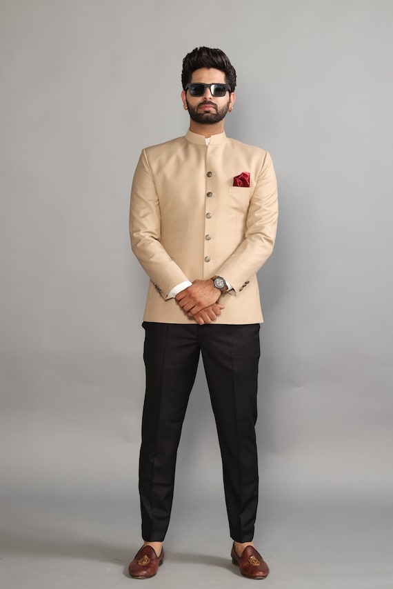 Buy Indian Ethnic Bandhgala Jodhpuri Suit Designer Party Wear Coat Pant for  Men Wedding Jodhpur Achkan Suit Royal Indo Western Coat for Men Online in  India - Etsy