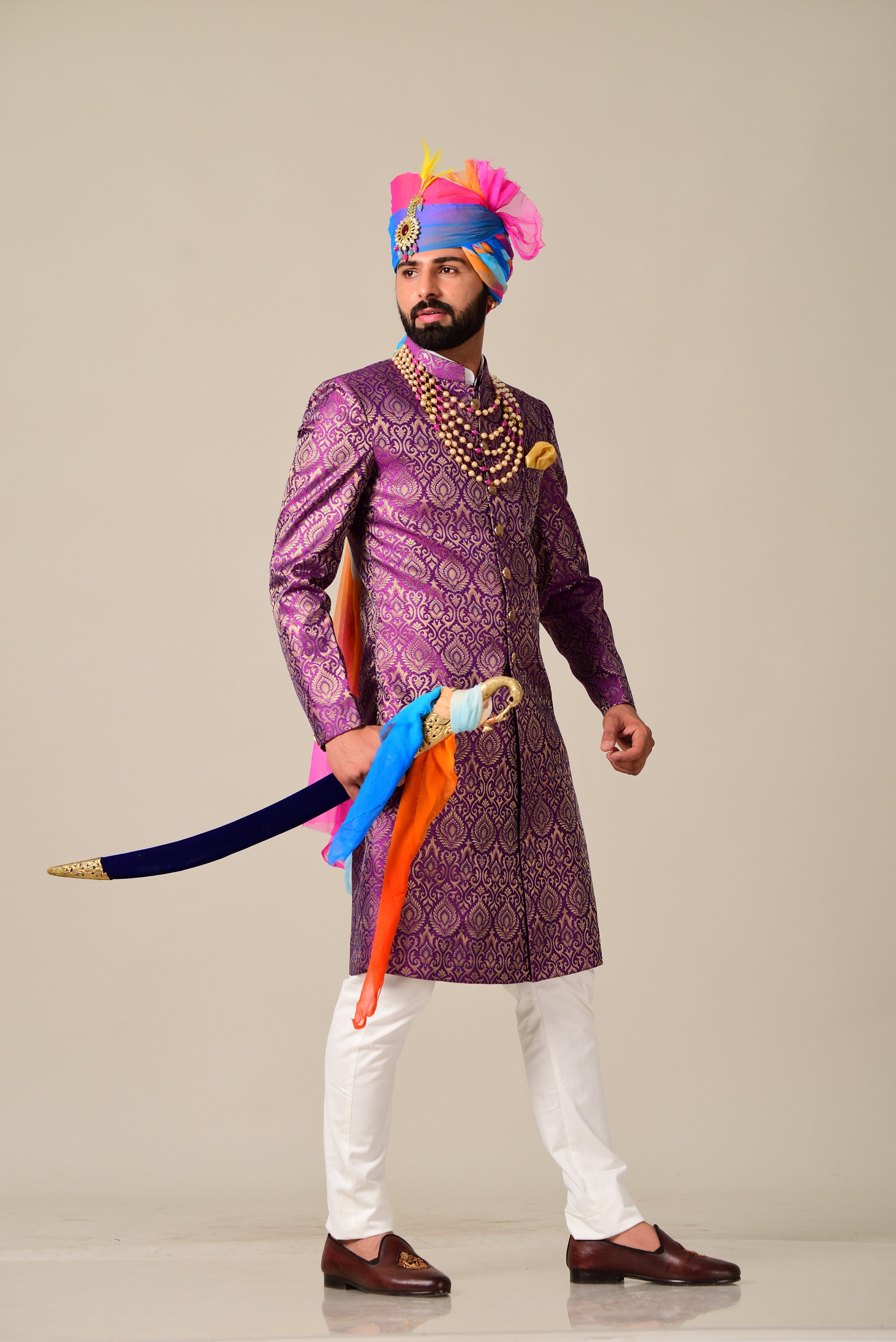 Rajputi achkan dress deals