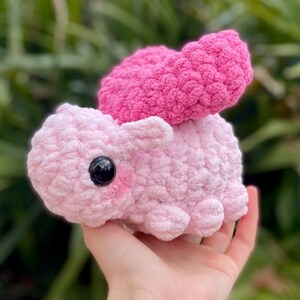 Lovebug Bug Crochet Plushie Romantic Handmade Anniversary Gift Amigurumi Stuffed Animal Valentine