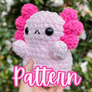 Axolotl Häkelanleitung - Amigurumi Häkelanleitung für fortgeschrittene Häkelanfänger
