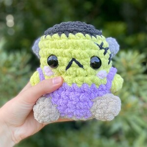 Baby Frankenstein Chunky Soft Halloween-amigurumi griezelig schattige knuffel