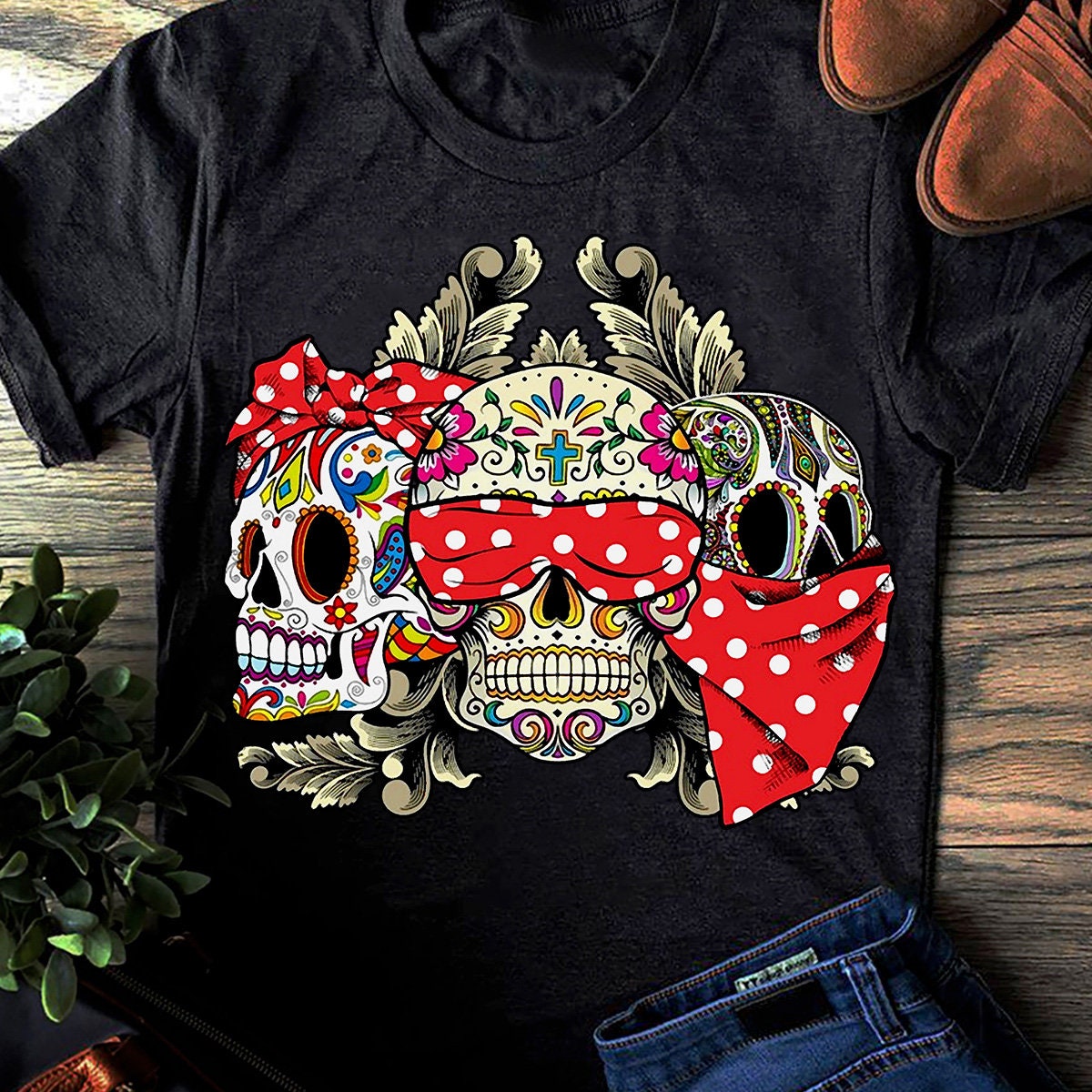 Sugar Skull 3 Sublimated Printing INSTANT DOWNLOAD Png | Etsy