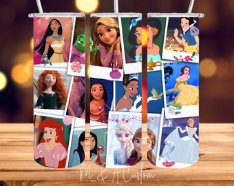 Princess Polaroid Tumbler