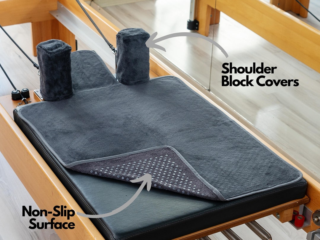 Isuwaxa] Pilates Reformer Mat Anti Slip Portable Sweat Absorbing Pilates Reformer Pad I.422417069