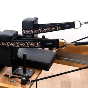 Pilates Double Loop Military Print Set, Reformer Straps, Yoga Straps, Pilates Equipment, Pilates Gifts