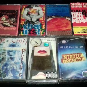 Red Hot Chili Peppers - One Hot Minute What Hits Californication By The Way Stadium Arcadium - John Frusciante - Punk Rock Cassette Tape
