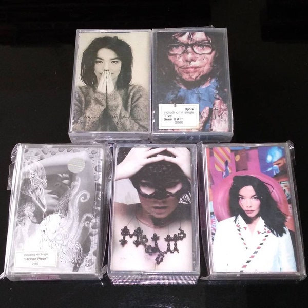 BJORK - Debut - Selmasongs - Vespertine - Medulla - Post - Cassette Tape