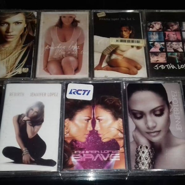 JENNIFER LOPEZ - J.Lo - This Is Me Then - On The 6 - J To Tha L-O! The Remixes - Rebirth - Brave - Como Ama Una Mujer - Cassette Tape