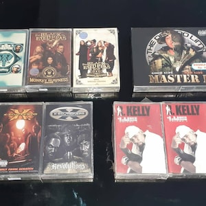 The Black Eyed Peas - X-Ecutioners -  Master P - R. Kelly - Rock Hip Hop RNB Cassette Tape | Linkin Park Joe Hahn Mike Shinoda