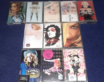 MADONNA - Ray Of Light Bedtime Stories You Can Dance American Life GHV2 Music Confessions On A Dance Floor Hard Candy - Cassette Tape