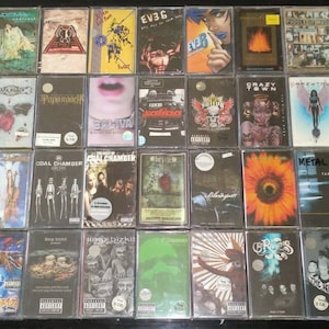 Adema Alien Ant Farm Eve 6 Harem Scarem 12 Stones Papa Roach Saliva Limp Bizkit Coal Chamber The Rasmus Godsmack - Rock Metal Cassette Tape