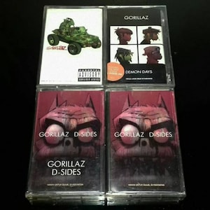 GORILLAZ Cassette Tape - Gorillaz - Demon Days - D-Sides - Cassette Tape