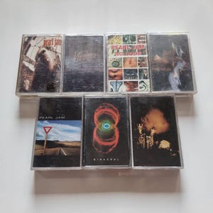 PEARL JAM - Vitalogy Yield Binaural No Code Riot Act VS Rearviewmirror Lost Dogs Avocado - Cassette Tape | Nirvana Soundgarden Sonic Youth