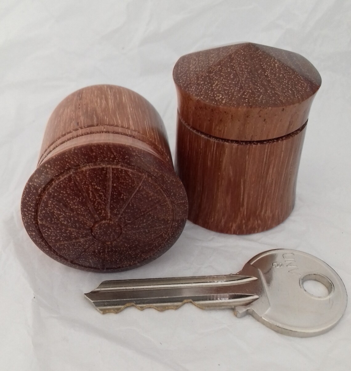 Small Rose wood ring pots. Wood turned rose wood ring boxes. Etsy