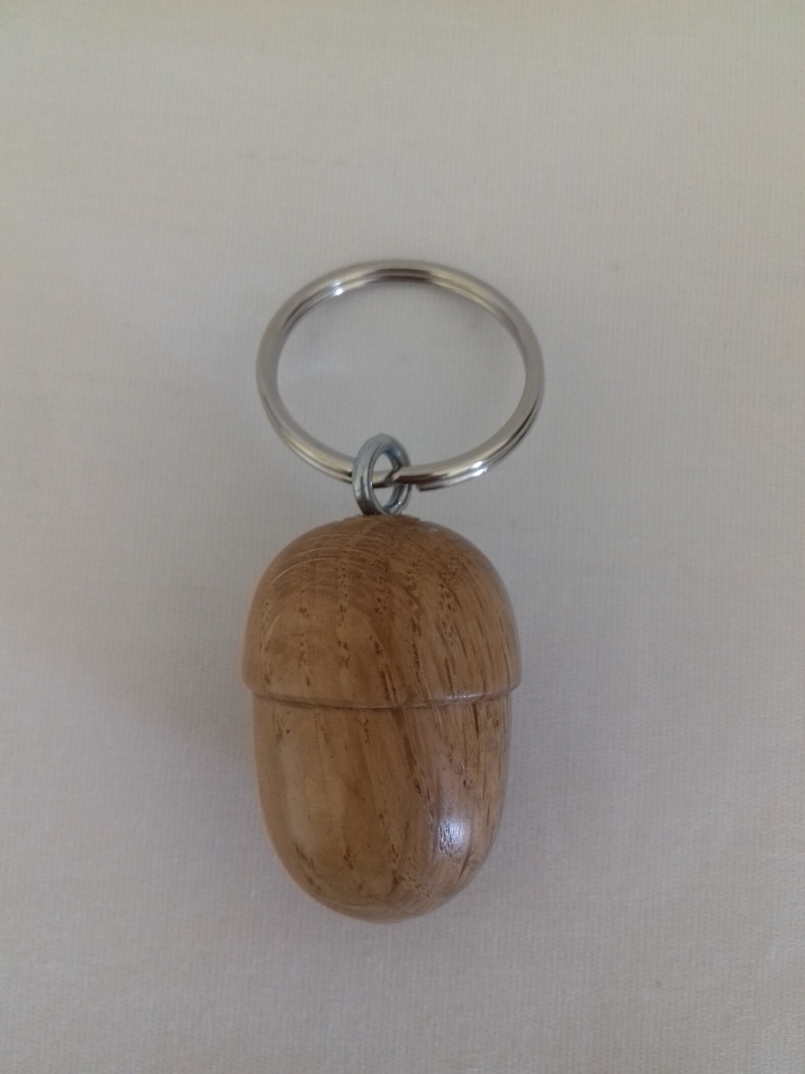 Acorn Keyring. Wood Turned Oak Wood Keyring in Form of an Etsy Denmark