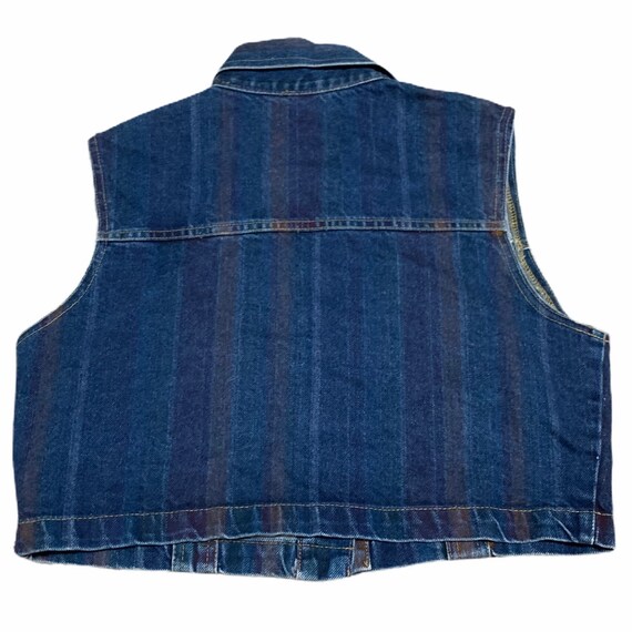 vintage guess denim vest - image 5