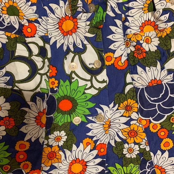 beautiful floral 70s vintage dress - image 9