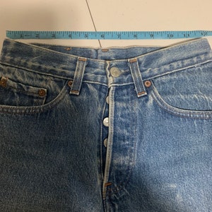 Vintage 501 Levis shorts size 24 image 5