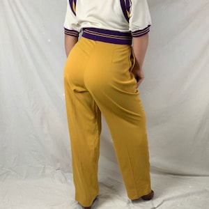 vintage 80s high waisted pleated trouser pants by Kerry Brooke