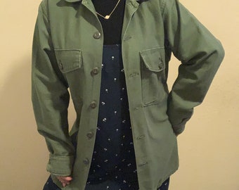 Vintage 80s military shirt