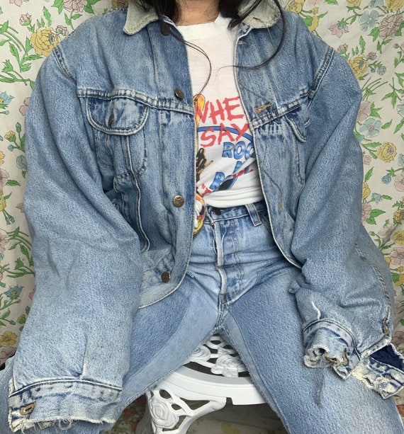 vintage lee sanforized union made denim 