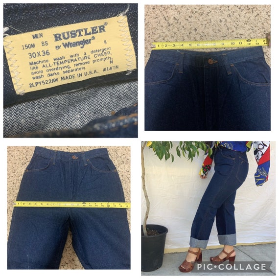 Vintage Rustler by Wrangler jeans size 27 - image 4