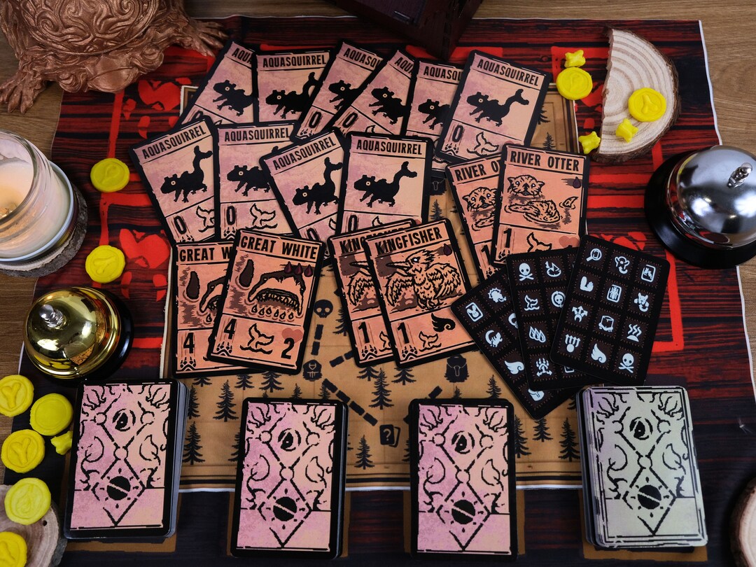 Inscryption Card Game Includes 363 Cards With Game Board and Maps ...