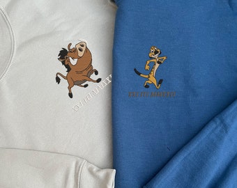 Couple Embroider sweatshirt / Special Date sweatshirt / Friend sweatshirt or hoodie / Valentines day hoodies / Anniversary hoodies