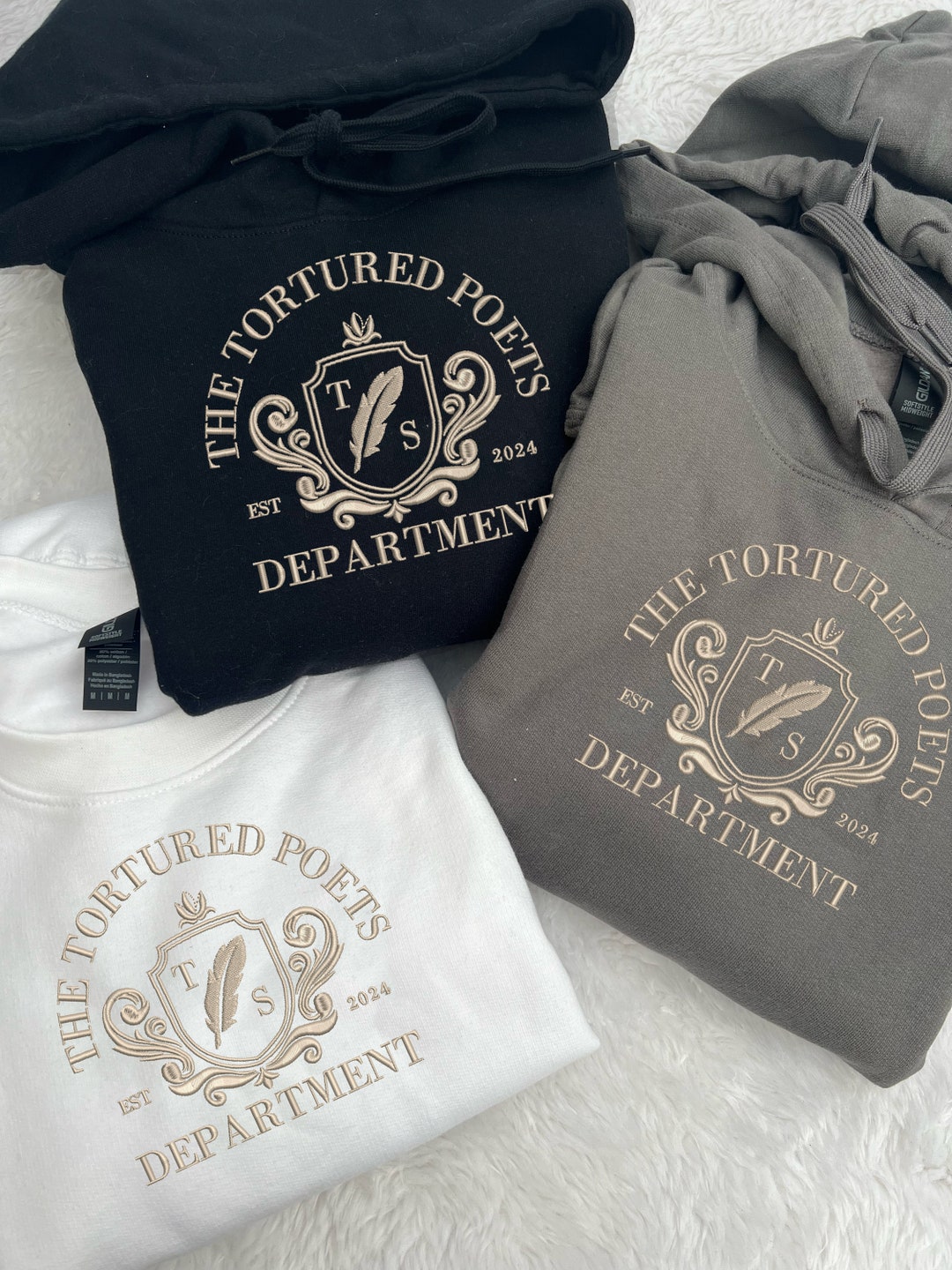 Tortured Poets Department / Dark Academia Style Sweatshirt / Custom