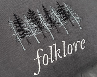 Folklore album / folklore sweatshirt / folklore merch / custom embroidery