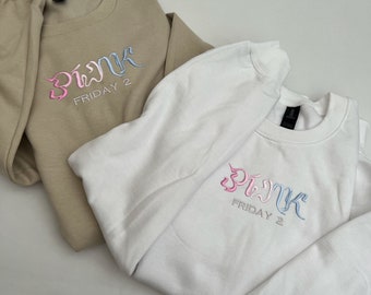 Pink Friday 2 / nicki minaj / nicki minaj albums / nicki minaj album sweatshirt / Embroidery