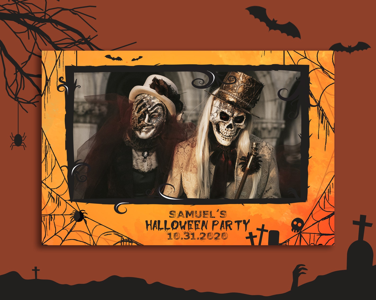 Halloween Photo Booth Template 4x6 With PSD, PNG, Dslrbooth File Etsy Halloween Photo Booth Template 4x6 With PSD, PNG, Dslrbooth File Etsy