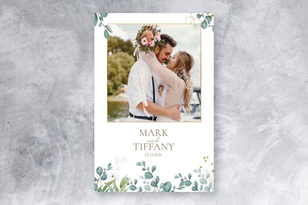 Wedding Photo Booth Template 4x6 With PSD PNG Dslrbooth Etsy