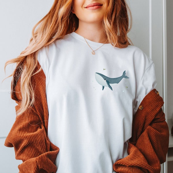 Tshirt Wal BioBaumwolle&Vegan Island Buckelwal - Skandinavien Shirt Meerestiere - Wale Souvenir Adventure - Outdoor Shirt Geschenk Reise