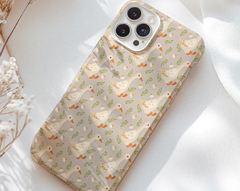 Mobile phone case goose for iPhone hard case cover - cute phone case geese - goose case mobile phone case - duck gift girlfriend
