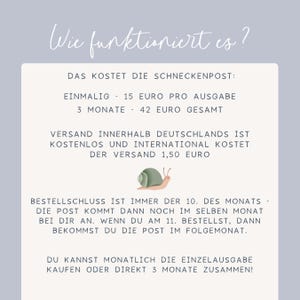 Snail Mail from Tilda & Theo - Our Snail Mail Club - Monthly letter with cozy Scandinavian paper surprises image 3