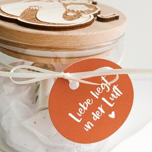 Storage Jar Wedding Gift Couple Personalized Gift Wedding Gift Anniversary Names Money Gift Packaging Jar Love image 3