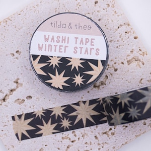 Washi Tape Sterne Weihnachten Klebeband Weihnachtstarn Skandinavien  - Christmas Washi Tape Masking Tape Bullet Journal Skandi Winter Washi