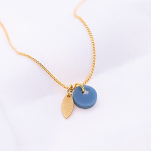 Necklace Blueberry Acrylic 18k Gold Plated Fruit - Chain Sweden Blueberry - Allergy-Friendly Gift Jewelry Charm Necklace Sterling